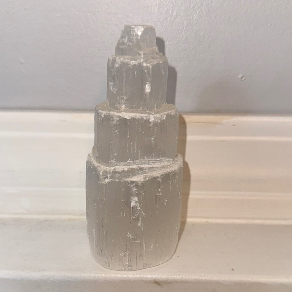 White Selenite Tower